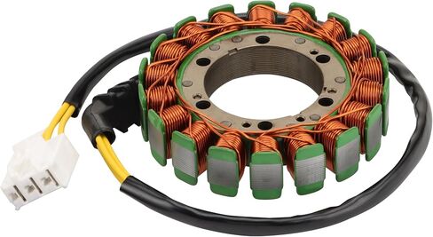 WOOSTAR 15 Coil 3 Wire Stator Magneto Replacement for ZX600 ZX 600 Ninja ZX-6R ZX6R ZX 6R 2007-2008 OEM 21003-0049 in Saudi Arabia