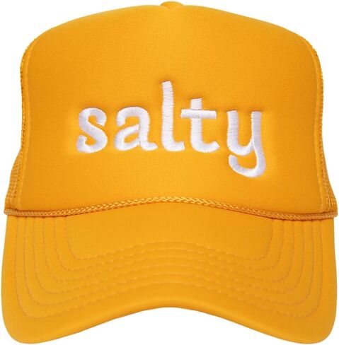 KATYDID Salty Foam Trucker Hat - Adjustable Trucker Hat with Mesh Netting - Fully Embroidered Trucker Hat for Women in Saudi Arabia