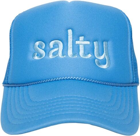 KATYDID Salty Foam Trucker Hat - Adjustable Trucker Hat with Mesh Netting - Fully Embroidered Trucker Hat for Women in Saudi Arabia