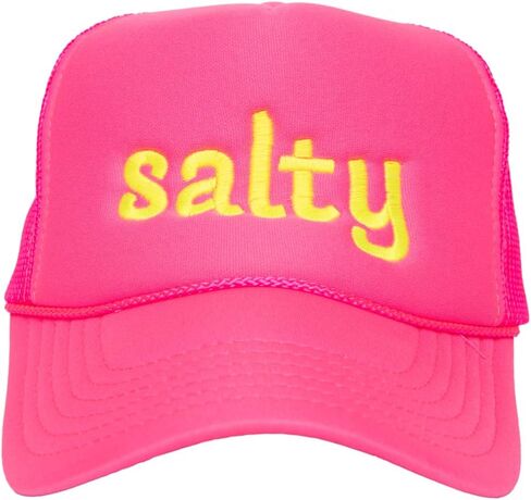 KATYDID Salty Foam Trucker Hat - Adjustable Trucker Hat with Mesh Netting - Fully Embroidered Trucker Hat for Women in Saudi Arabia