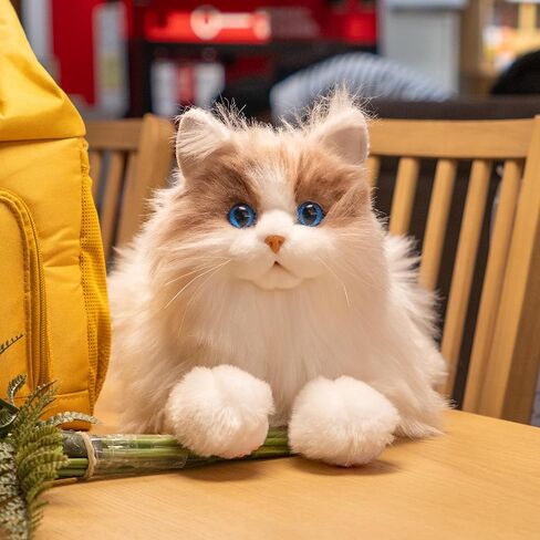 Chongker Weighted Stuffed Animals, 3lb 22" Realistic Plush Cat, Cuddling Soft Pillows for Children, Adults and The Elderly, Alleviate Stress Ragdoll Cat in Saudi Arabia