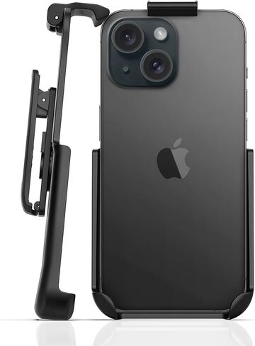 حافظة مزودة بمشبك حزام بدون حافظة - مصممة لهاتف iPhone 15/15 Pro (6.1 بوصة) in Kuwait