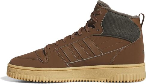 adidas Unisex Break Start Mid Top Winterized Basketball Sneaker, Black/Grey/Black, 13.5 US Men in Saudi Arabia