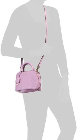 Radley London Liverpool Street 2.0 Mini Leather Zip-Top Grab Satchel Crossbody Bag Pink in Saudi Arabia