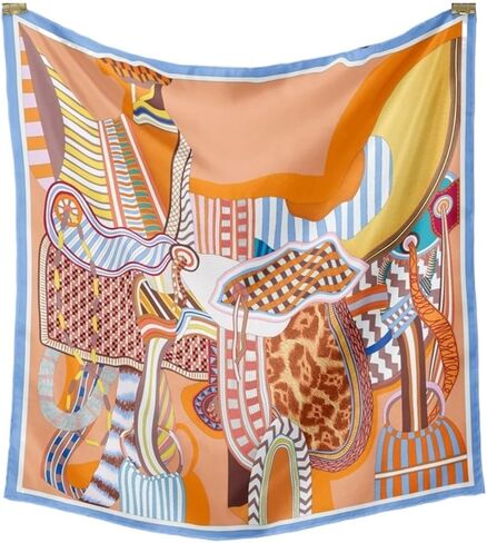 SRHWDCOUZ 53 سم وشاح مربع للنساء عقال حجاب فولارد منديل in Kuwait