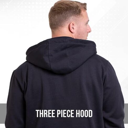 GAME Apparel - قميص عمل بغطاء للرأس ثقيل الوزن وربع سحاب - الطراز # 8525 in Kuwait