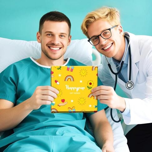HAPPYPOP Get Well Soon Gifts - Get Well Socks after Surgery Recovery Feel Better Card Gift for Men Women in Saudi Arabia