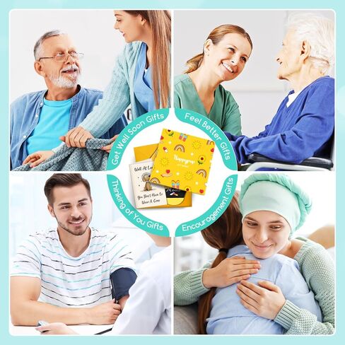 HAPPYPOP Get Well Soon Gifts - Get Well Socks after Surgery Recovery Feel Better Card Gift for Men Women in Saudi Arabia