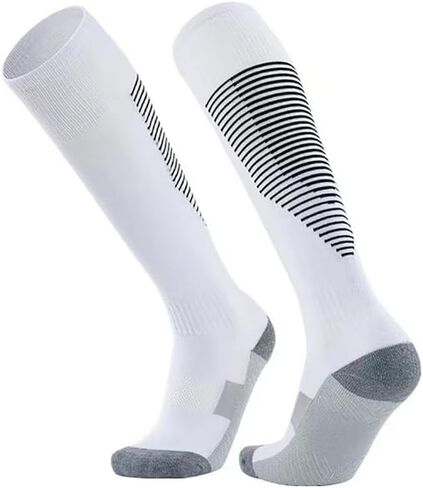 DAISHA 1/3 Pair Anti Slip Knee High Thickness Athletic Socks,Non-slip Compression Socks for Soccer,Football,Basketball. in Saudi Arabia
