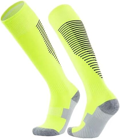 DAISHA 1/3 Pair Anti Slip Knee High Thickness Athletic Socks,Non-slip Compression Socks for Soccer,Football,Basketball. in Saudi Arabia