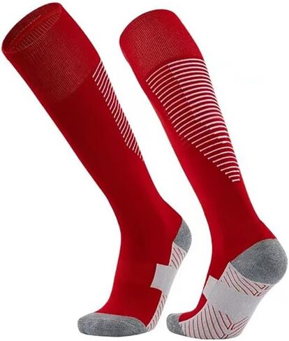DAISHA 1/3 Pair Anti Slip Knee High Thickness Athletic Socks,Non-slip Compression Socks for Soccer,Football,Basketball. in Saudi Arabia
