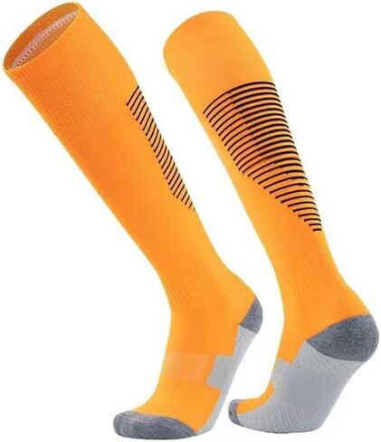 DAISHA 1/3 Pair Anti Slip Knee High Thickness Athletic Socks,Non-slip Compression Socks for Soccer,Football,Basketball. in Saudi Arabia