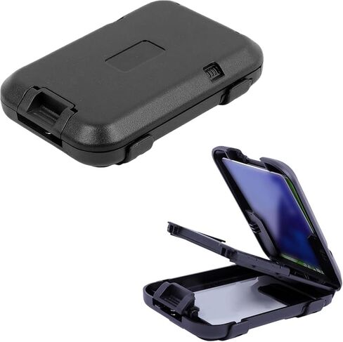 1 Pack Wallet Ultra-Thin RFID-Blocking, Reach Cards & Cash Aluminum Outer Shell, ID Theft Protection for Men Gift in Saudi Arabia