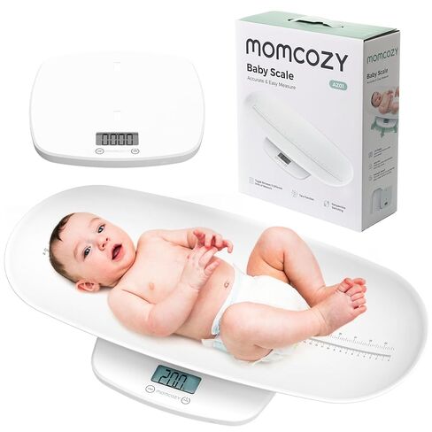 Momcozy Digital Baby Scale – Weigh & Measure Height for Baby, Kids, Pets & Adults, Easy-to-Read LED Screen in Saudi Arabia