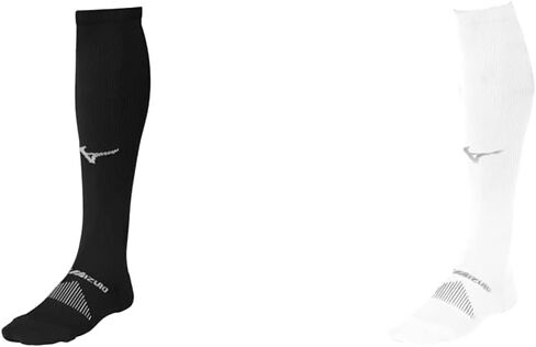 جورب Mizuno Performance Otc، أبيض، جورب متوسط ​​الأداء Otc، أسود، متوسط in Saudi Arabia