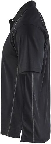 Blaklader Men's 3451 Navy Blue UV Protection Short Sleeve Polo Shirt in Saudi Arabia