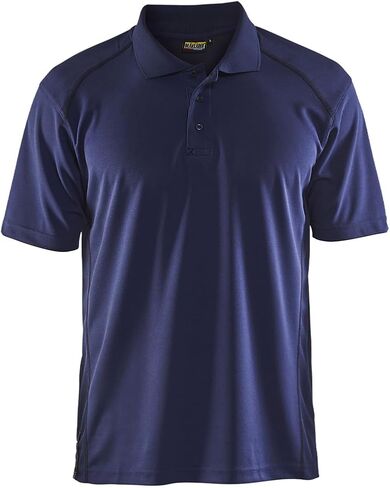 Blaklader Men's 3451 Navy Blue UV Protection Short Sleeve Polo Shirt in Saudi Arabia