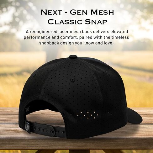 قبعة Snapback شبكية بالليزر ذات علم العلامة التجارية Heartbeat للرجال والنساء | قبعة سائق الشاحنة المسطحة | خفيف الوزن ومقاوم للماء in Kuwait