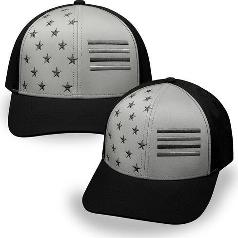 قبعة Snapback شبكية بالليزر ذات علم العلامة التجارية Heartbeat للرجال والنساء | قبعة سائق الشاحنة المسطحة | خفيف الوزن ومقاوم للماء in Kuwait