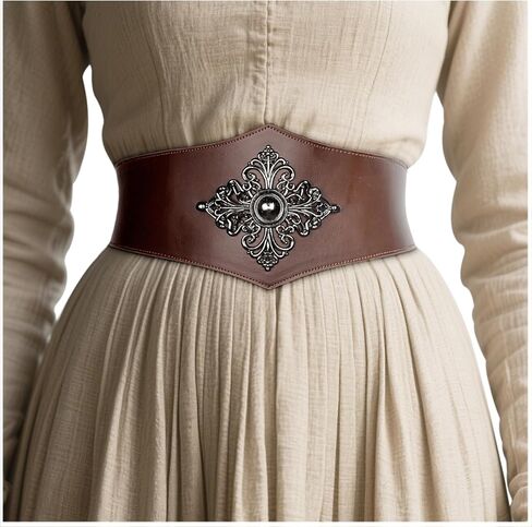 L'VOW Women's Viking Corset Belt - Renaissance Cinch Belt for Halloween Pirate Medieval in Saudi Arabia