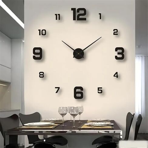 Silent Wall Clock Big Number Easy to Read Wall Clocks in Saudi Arabia