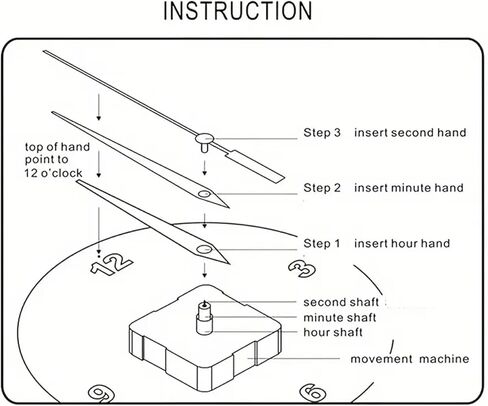 Silent Wall Clock Big Number Easy to Read Wall Clocks in Saudi Arabia