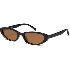 SOJOS Retro Trendy Rectangle Polarized Sunglasses Womens Mens, 80s 90s Small Narrow Thin Cat Eye Sunnies SJ2664 in Saudi Arabia