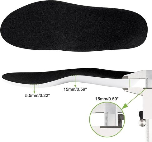 Endoto Insoles for Brooks Running Sneakers, Replacement Shoe Inserts Soles for Men(Size:US Men12-EU46) in Saudi Arabia