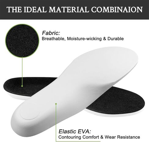 Endoto Insoles for Brooks Running Sneakers, Replacement Shoe Inserts Soles for Men(Size:US Men12-EU46) in Saudi Arabia