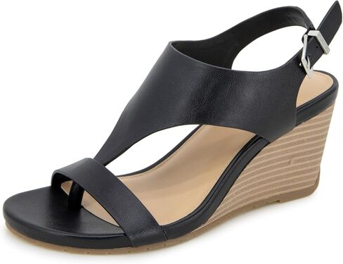 كينيث كول رد الفعل النسائي إلى حد كبير Thong Wedge Sandal in Kuwait