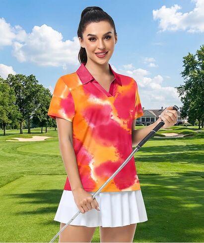 Women's Golf Polo Shirt: Performance Moisture-Wicking Short-Sleeve Golf Top in Saudi Arabia