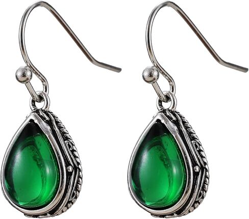 White Gold Plated Teardrop Cubic Zirconia Dangle Earrings for Women Daily Bridal Parties Lightweight Earring Jewelry Gift for Her in Saudi Arabia