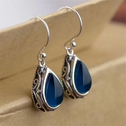 White Gold Plated Teardrop Cubic Zirconia Dangle Earrings for Women Daily Bridal Parties Lightweight Earring Jewelry Gift for Her in Saudi Arabia