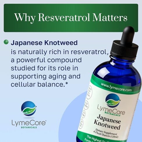 ملحق LymeCore الياباني Knotweed | صحة المناعة واستجابة الجهاز المتوازنة | 4 فلوريدا. أوقية. in Kuwait