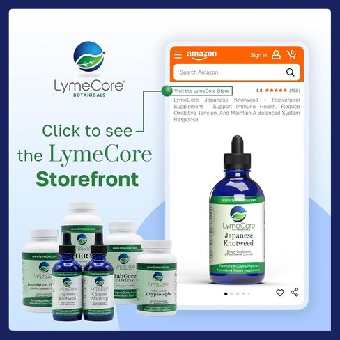ملحق LymeCore الياباني Knotweed | صحة المناعة واستجابة الجهاز المتوازنة | 4 فلوريدا. أوقية. in Kuwait