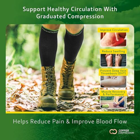 John Deere Knee High Socks - 2 pairs - All Black in Saudi Arabia