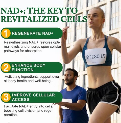 APU.FAIRY NAD Supplement,NAD Nicotinamide Riboside,Extra Strength NAD Alternative Liposomal,Boost NAD & Resveratrol + for Women & Men,Energy Anti-Aging,Cell Regeneration,120 Capsulesbottl-120 in Saudi Arabia