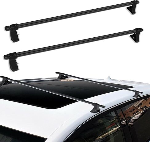SCITOO Roof Rack Cross Bar for Volkswagen Tiguan 2010-2018 220LBS Cargo Bars Silver in Kuwait
