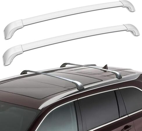 SCITOO Roof Rack Cross Bar for Volkswagen Tiguan 2010-2018 220LBS Cargo Bars Silver in Kuwait