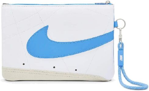 حقيبة يد بمحفظة مستندات كبيرة من Nike Icon Blazer مع حزام باللون الأزرق السماوي والأبيض/الأزرق الفاتح in Saudi Arabia