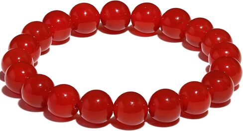 Xfoxstal Semi-Precious Gemstones Beaded Bracelets 10mm Round Beads Unisex Stretch Bracelets for Women Energy Protection Mens Bracelet in Saudi Arabia