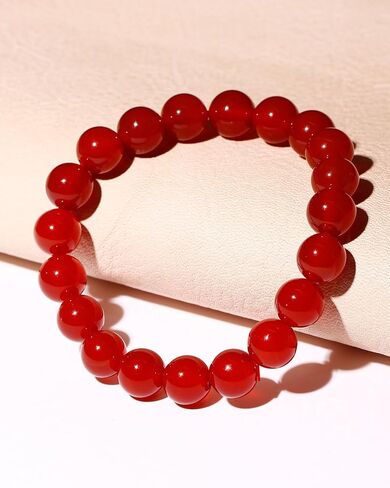 Xfoxstal Semi-Precious Gemstones Beaded Bracelets 10mm Round Beads Unisex Stretch Bracelets for Women Energy Protection Mens Bracelet in Saudi Arabia