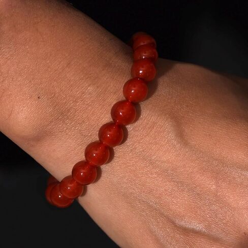 Xfoxstal Semi-Precious Gemstones Beaded Bracelets 10mm Round Beads Unisex Stretch Bracelets for Women Energy Protection Mens Bracelet in Saudi Arabia