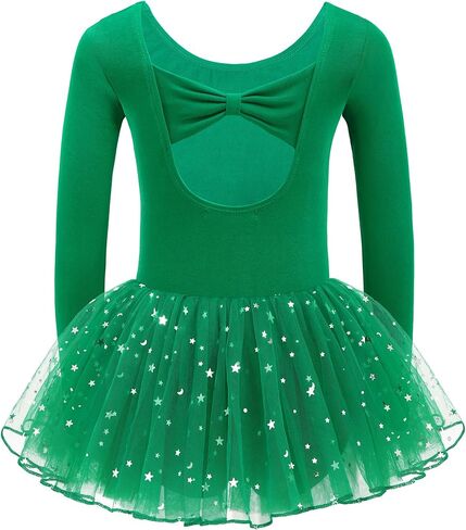 Zaclotre Girls Ballet Long Sleeve Skirted Hooters with Tutus Skirt Dance Dance Outfits Ballerina in Saudi Arabia