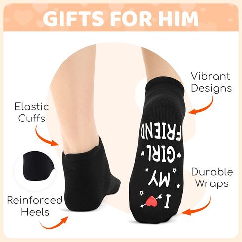HAPPYPOP Valentine Gifts for Boyfriend Girlfriend - Love Socks for Men Women Him Her in Saudi Arabia