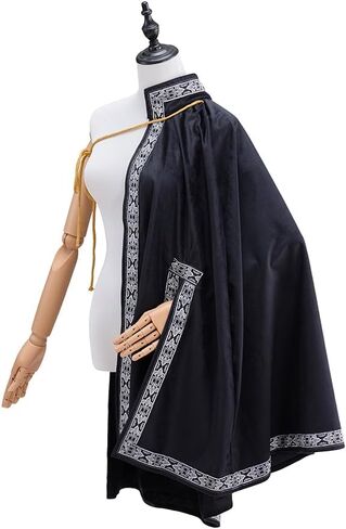 شال Diajosa cos Tudor للسيدات على الكتف من عصر النهضة العصور الوسطى بنصف رأس Ren Faire عباءة in Kuwait