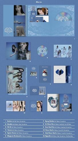 NMIXX Blue Valentine 1st ألبوم الصور الكامل الإصدار (Valentine Ver.) in Saudi Arabia