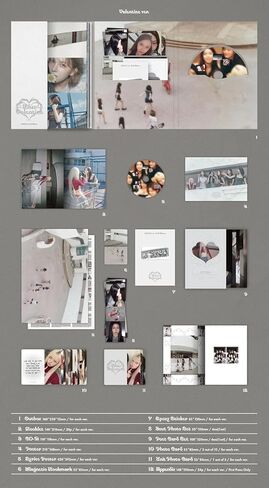 NMIXX Blue Valentine 1st ألبوم الصور الكامل الإصدار (Valentine Ver.) in Saudi Arabia