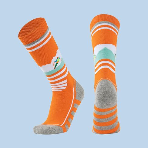 Merino Wool Ski Socks for Kids, Boys & Girls, Thermal Winter Warm Snowboarding Socks for Cold Weather in Saudi Arabia