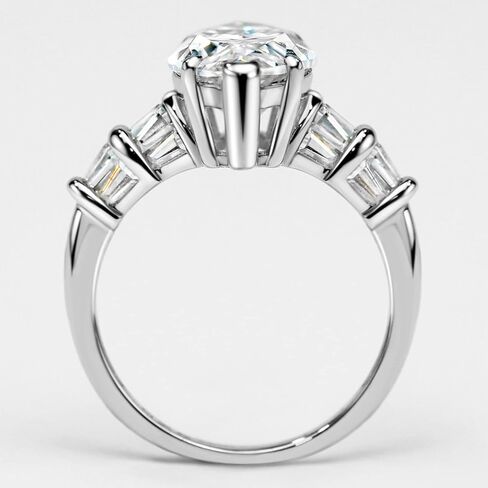 Michooyel 6ct Marquise Engagement Ring Cubic Zirconia Wedding Promise Ring 925 Sterling Silver Wedding Band For Women in Saudi Arabia